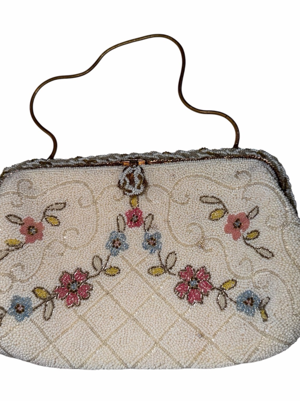 French Microbeaded Purse 1930's-1940's